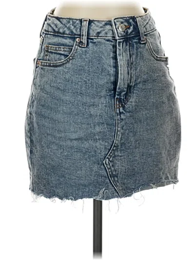 Pre-owned Wild Fable Denim Skirt In Blue