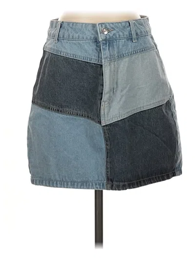 Pre-owned Wild Fable Denim Skirt In Blue