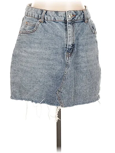 Pre-owned Wild Fable Denim Skirt In Blue