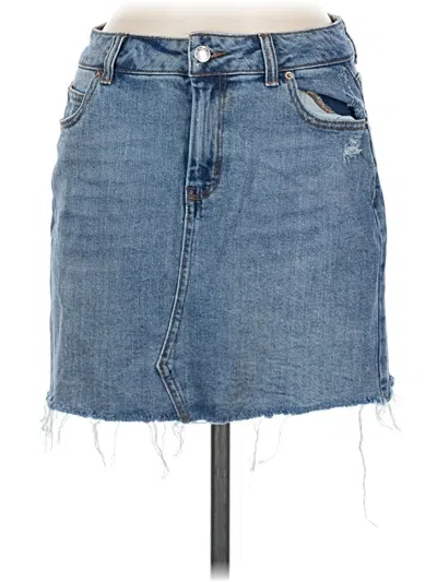 Pre-owned Wild Fable Denim Skirt In Blue