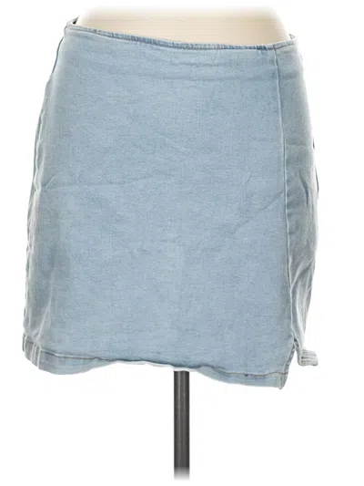 Pre-owned Wild Fable Denim Skirt In Blue