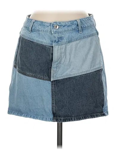 Pre-owned Wild Fable Denim Skirt In Blue