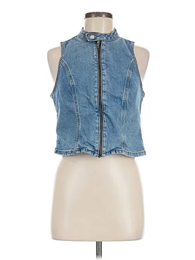 Pre-owned Wild Fable Denim Vest In Blue