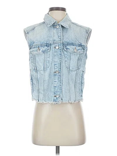 Pre-owned Wild Fable Denim Vest In Blue
