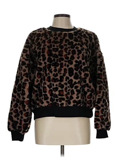 Pre-owned Wild Fable Fleece Jacket In Brown