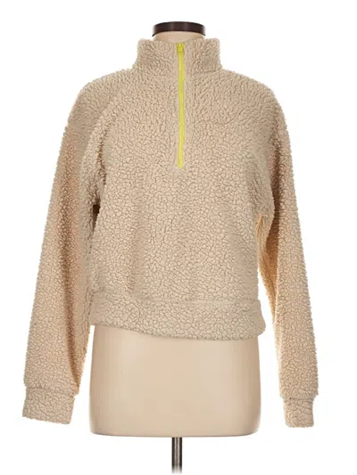 Pre-owned Wild Fable Fleece Jacket In Gold