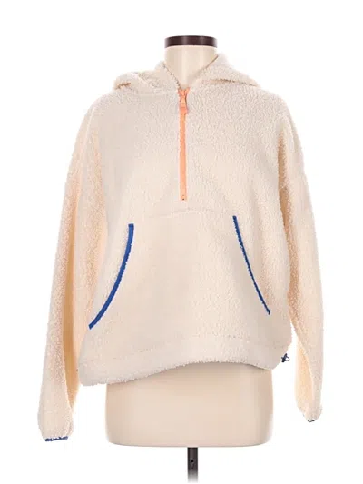 Pre-owned Wild Fable Fleece Jacket In Ivory