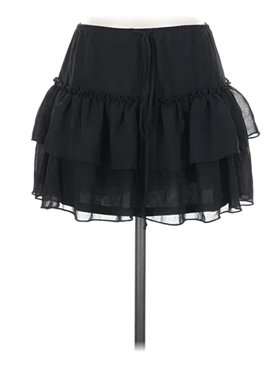 Pre-owned Wild Fable Formal Skirt In Black