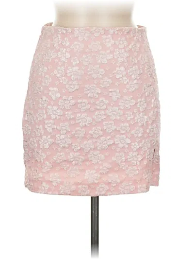Pre-owned Wild Fable Formal Skirt In Pink