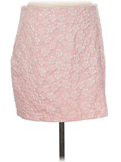 Pre-owned Wild Fable Formal Skirt In Pink