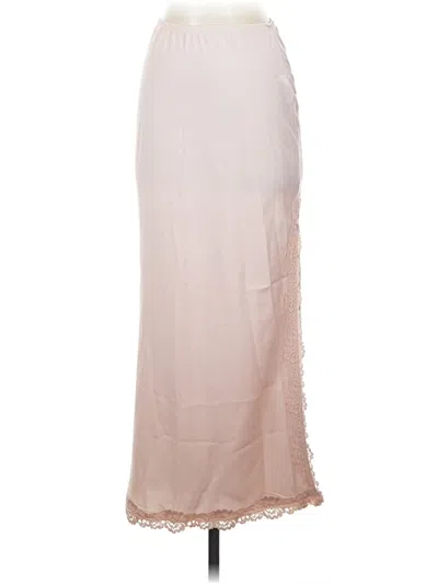 Pre-owned Wild Fable Formal Skirt In Tan
