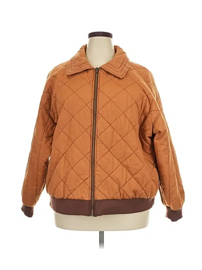 Pre-owned Wild Fable Jacket In Brown