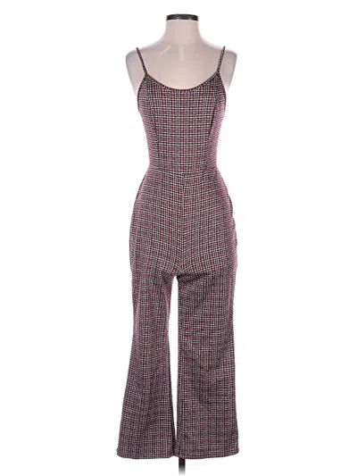 Pre-owned Wild Fable Jumpsuit In Burgundy