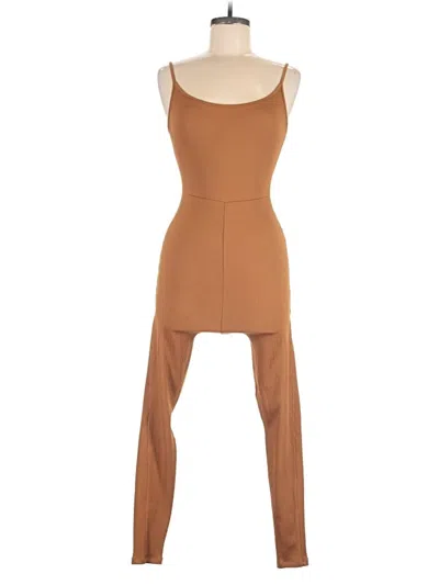 Pre-owned Wild Fable Jumpsuit In Tan