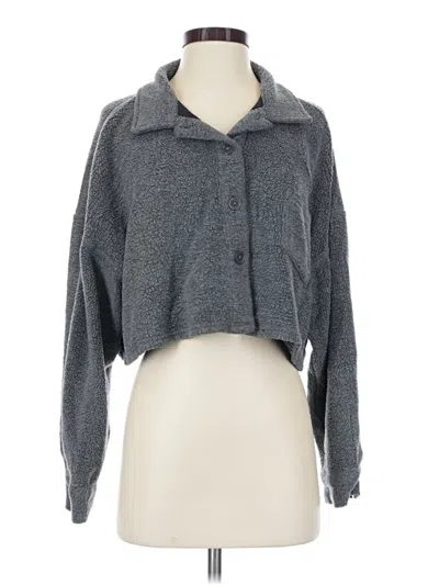 Pre-owned Wild Fable Long Sleeve Blouse In Gray
