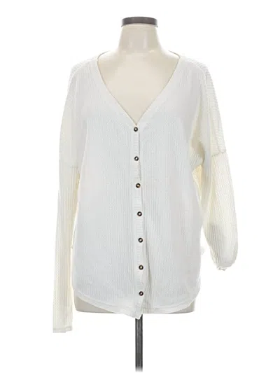 Pre-owned Wild Fable Long Sleeve Blouse In Ivory