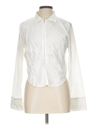 Pre-owned Wild Fable Long Sleeve Blouse In Ivory
