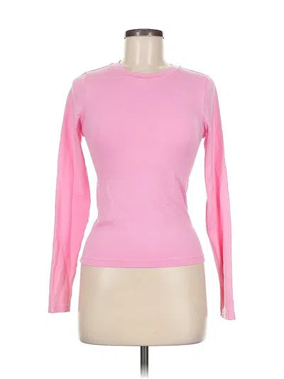 Pre-owned Wild Fable Long Sleeve T-shirt In Pink