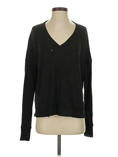 Pre-owned Wild Fable Long Sleeve T-shirt In Black