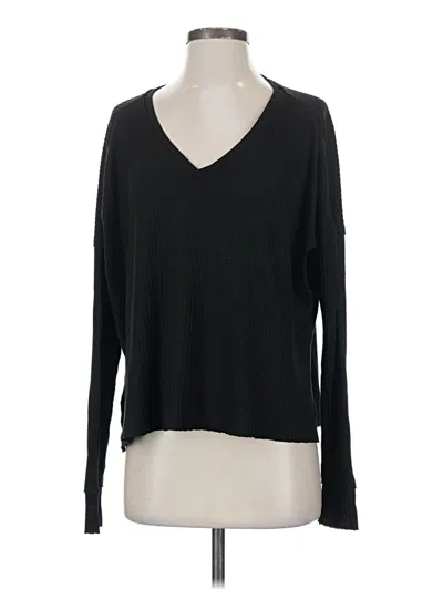 Pre-owned Wild Fable Long Sleeve T-shirt In Black