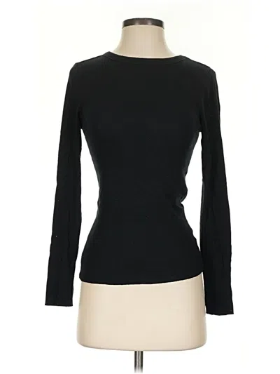 Pre-owned Wild Fable Long Sleeve T-shirt In Black