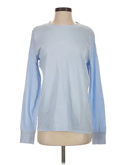 Pre-owned Wild Fable Long Sleeve T-shirt In Blue