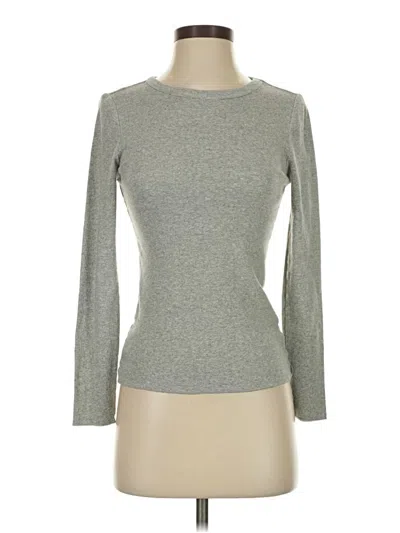 Pre-owned Wild Fable Long Sleeve T-shirt In Gray