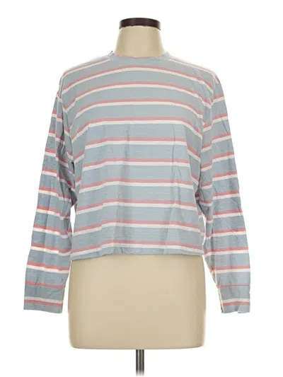 Pre-owned Wild Fable Long Sleeve T-shirt In Gray