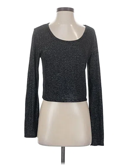 Pre-owned Wild Fable Long Sleeve T-shirt In Gray