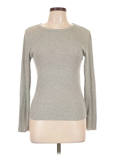 Pre-owned Wild Fable Long Sleeve T-shirt In Gray