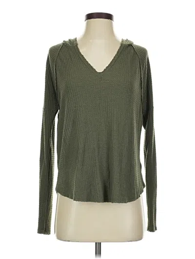 Pre-owned Wild Fable Long Sleeve T-shirt In Green