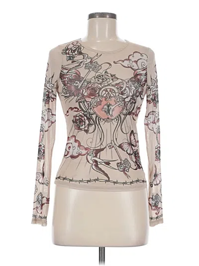 Pre-owned Wild Fable Long Sleeve T-shirt In Ivory