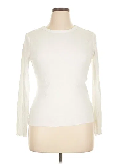Pre-owned Wild Fable Long Sleeve T-shirt In Ivory