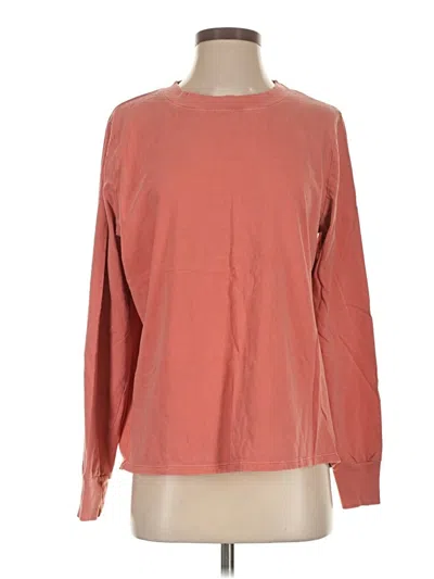 Pre-owned Wild Fable Long Sleeve T-shirt In Orange