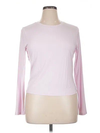 Pre-owned Wild Fable Long Sleeve T-shirt In Pink