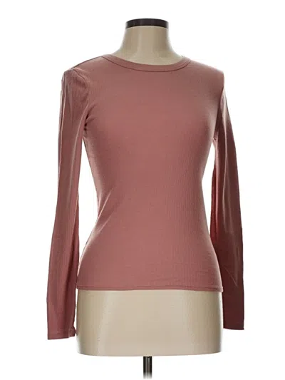Pre-owned Wild Fable Long Sleeve T-shirt In Pink