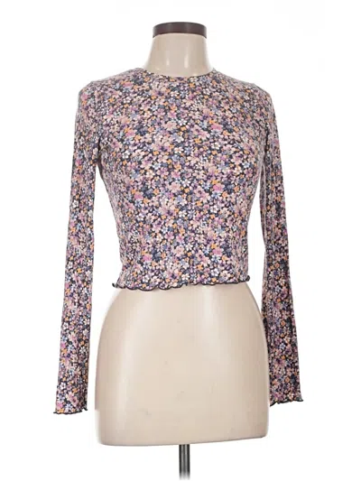 Pre-owned Wild Fable Long Sleeve T-shirt In Pink