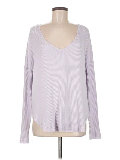 Pre-owned Wild Fable Long Sleeve T-shirt In Purple