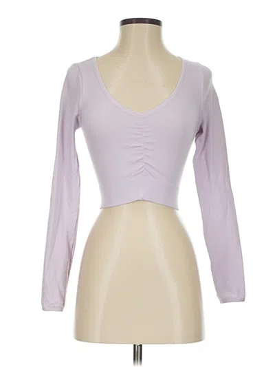 Pre-owned Wild Fable Long Sleeve T-shirt In Purple