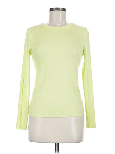Pre-owned Wild Fable Long Sleeve T-shirt In Yellow