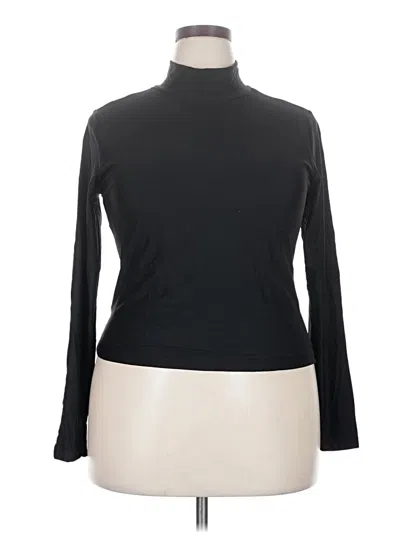 Pre-owned Wild Fable Long Sleeve Turtleneck In Black