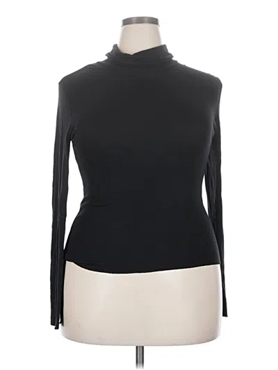 Pre-owned Wild Fable Long Sleeve Turtleneck In Black