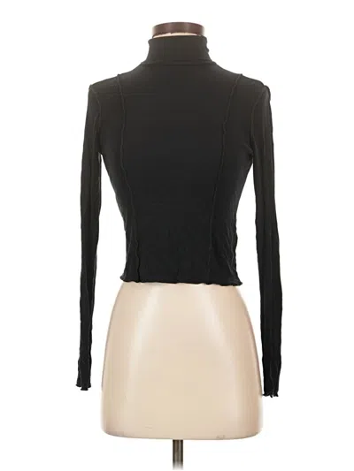 Pre-owned Wild Fable Long Sleeve Turtleneck In Black