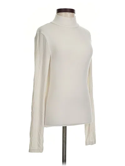 Pre-owned Wild Fable Long Sleeve Turtleneck In Ivory