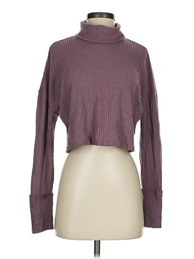 Pre-owned Wild Fable Long Sleeve Turtleneck In Purple