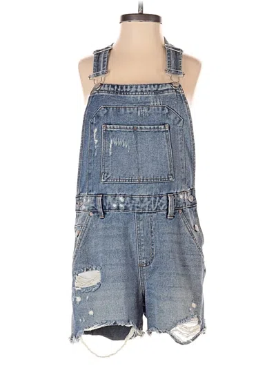 Pre-owned Wild Fable Overall Shorts In Blue
