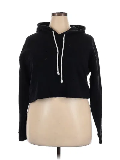 Pre-owned Wild Fable Pullover Hoodie In Black