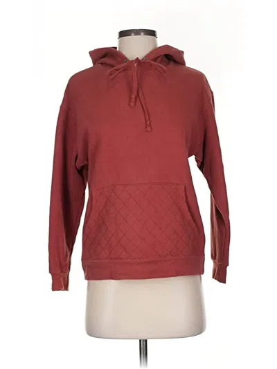 Pre-owned Wild Fable Pullover Hoodie In Burgundy