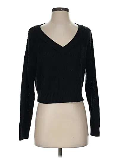 Pre-owned Wild Fable Pullover Sweater In Black