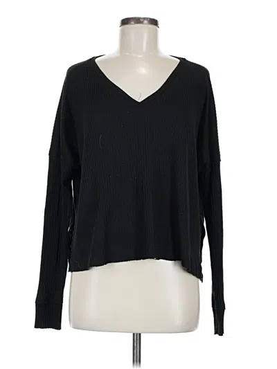 Pre-owned Wild Fable Pullover Sweater In Black